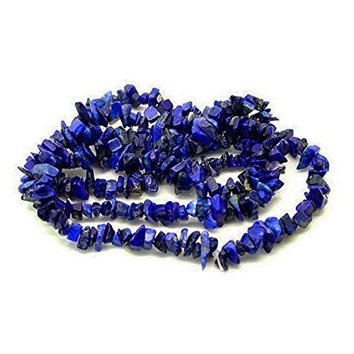 Hilo Largo De 240+ Azul Lapislázuli 5-8mm Cuentas Chips - (GS3196) - Charming Beads