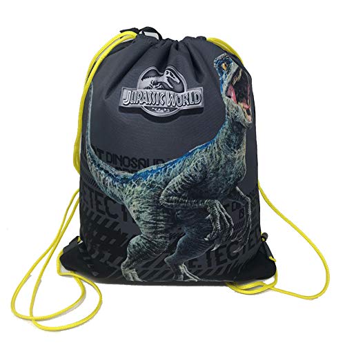 Jurassic World Bolso/mochila con cordón, tamaño 40 x 30 cm aprox.
