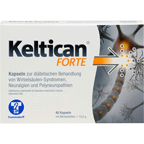 Keltican forte 3 x 20 cápsulas. Estimula el correcto funcionamiento del sistema nervioso periférico.