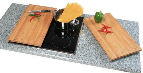 Kesper Bambus - Tabla para Cortar y Protector para la Cocina, 50 x 28 x 4 centímetros, bambú