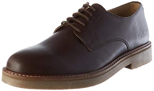 Kickers Oxbrok, Oxford Plano para Hombre, MARRÓN Oscuro, 41 EU