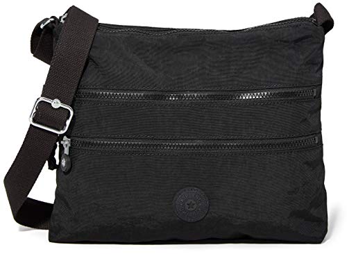 Kipling Alvar, Crossbody Unisex Adulto, Negro Noir, 4.5x33x26 cm