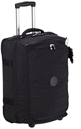 Kipling Teagan Equipaje de mano, 54 cm, 39 Litros, Negro (Dazz Black)