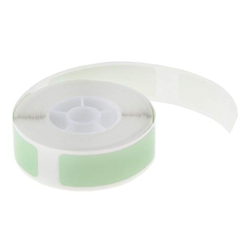 kokiya Etiqueta de Precio Resistente a rasgaduras Etiqueta de dirección Rollo de Papel para Impresora de Etiquetas térmicas Niimbot D11 - Verde 12x40mm-160