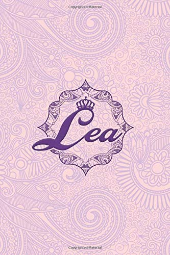 Lea- i'm Lea, nootbook: Ruled 6x9 -100 pages Ruled writing journal lined. diary. notebook "Lea", a notebook. this notebook for "Lea", special logo ... "Lea". name of "Lea" in the notebook cover.