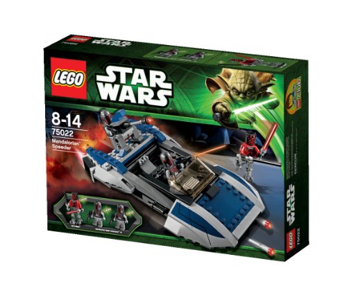 LEGO STAR WARS - Mandalorian Speeder, Juego de construcción (75022)