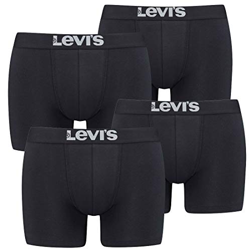 Levi's Calzoncillos (Paquete de 4) para hombre 5 (Medio) 4 X Negro (Jet Negro)