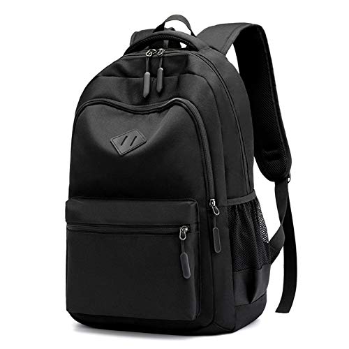 Lidoudou Mochila de Deportes al Aire Libre de Doble Hombro Mochila de Viaje de Ocio de Gran Capacidad (45 cm de Alto, 31 cm de Ancho), Tela de Nylon, Negro