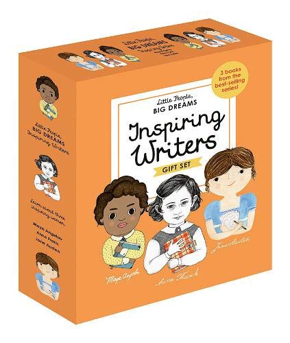 Little People, Big Dreams: Inspiring Writers: 3 Books from the Best-Selling Series! Maya Angelou - Anne Frank - Jane Austen