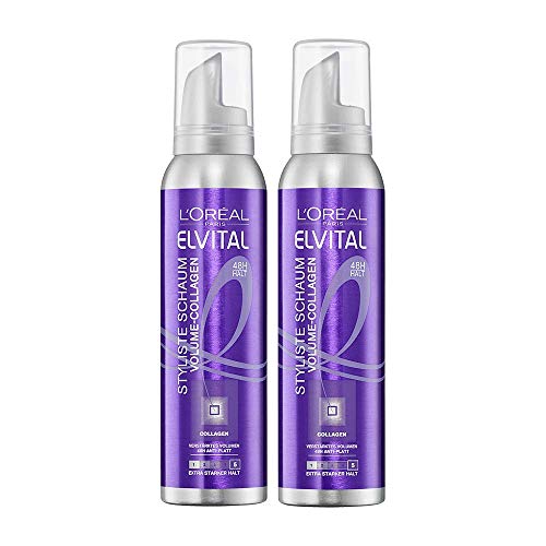 L'Oréal Paris Elvital Styliste - Colágeno de volumen fijo, 2 unidades (2 x 150 ml)