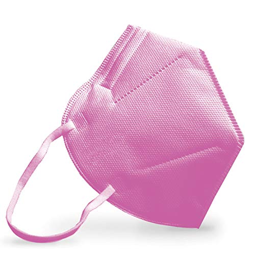 Mascarilla FFP2 color ROSA Homologada CE 2834 EN 149:2001+A1:2009 - Bolsa Individual y ajuste craneal (20)