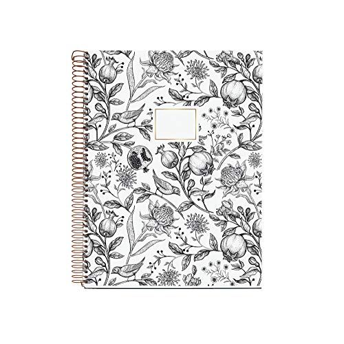 MIQUELRIUS 48007 - Cuaderno Espiral A4, tapa dura, 120 Hojas Horizontal Interior 4 Colores Granada