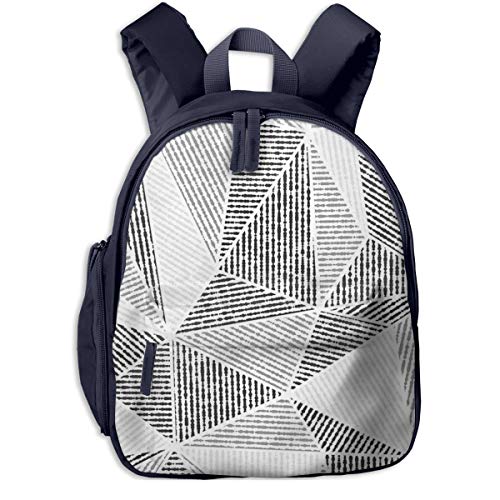 Mochilas Infantiles, Bolsa Mochila Niño Mochila Bebe Guarderia Mochila Escolar con Triángulo Cerámica Construcción Mosaico para Niños De 3 A 6 Años De Edad