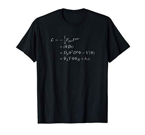 Modelo estándar de la teoría cuántica de campos del Camiseta