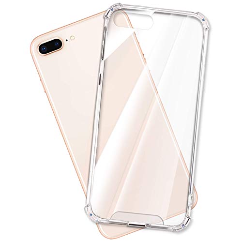 mtb more energy® Funda Crystal Armor para Apple iPhone 7 Plus, iPhone 8 Plus (5.5'') - Tapa Dura & Bordes Suaves - Esquinas reforzadas - Carcasa Anti Shock Cover Case Estuche