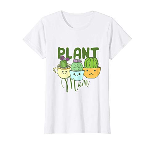 Mujer Plantas Madre Flores Mamá Día Madre Cactus Idea regalo Camiseta