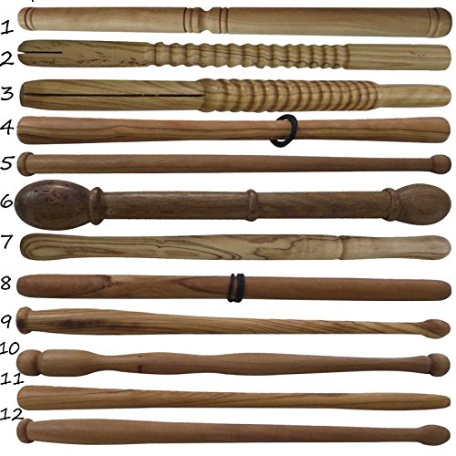 New Irish Bodhran Drum Beater Stick Varios diseños/Celta Bodhrans volquete de tambor celta marco de madera (9)