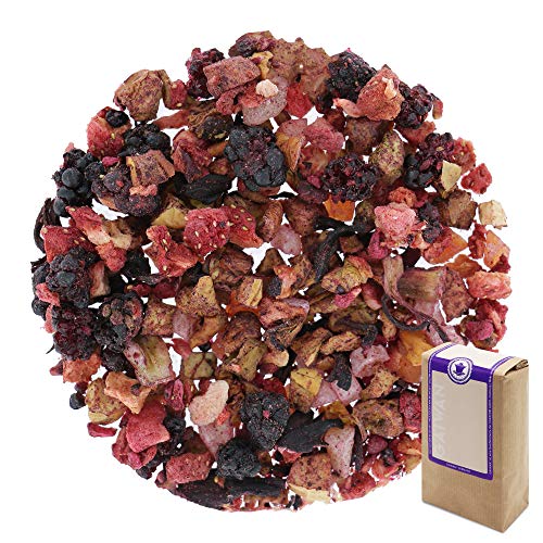 Núm. 1217: Té de frutas "Compota de frutas" - hojas sueltas - 250 g - GAIWAN® GERMANY - manzana, piña y papaya, zarzamora, fresas, frambuesa, hibisco