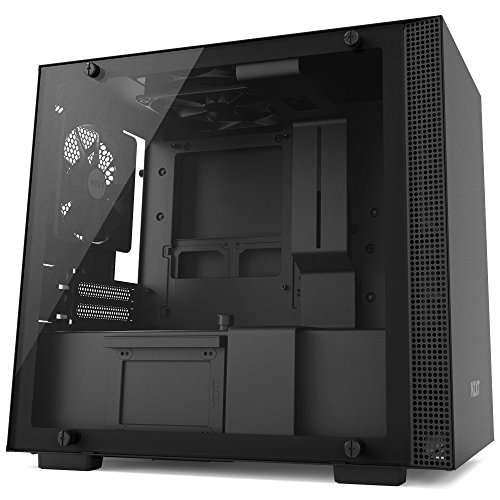 NZXT H200 - Caja de PC Gaming Mini-ITX - Panel de vidrio templado - Preparada para refrigeración líquida - Negro - Versión 2018