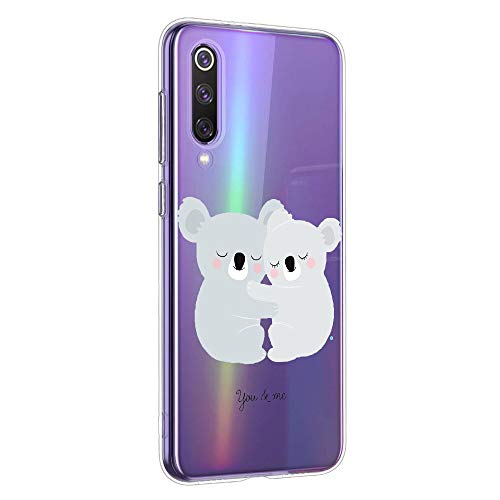 Oihxse Compatible con Realme 5i Funda Cristal Silicona TPU Suave Ultra-Delgado Protector Estuche Creativa Patrón Protector Anti-Choque Carcasa Cover(Pereza A1)