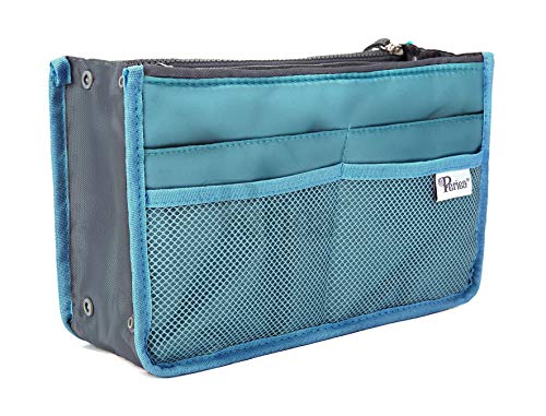 Periea Inserto Organizador de Bolsos - Chelsy (Azul, Grande)