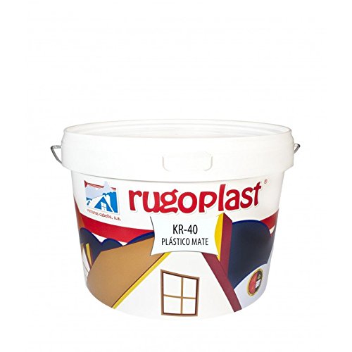 Pintura plástica blanca mate lavable de alta calidad interior/exterior ideal para decorar tu casa (salón, cocina, baño, dormitorios.) KR-40 (10 Kg) Envío GRATIS 24 h.