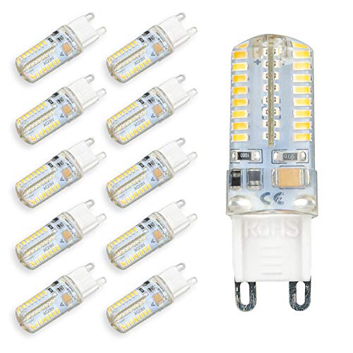 POPP® Bombilla LED G9 SMD 2.5W 230Lm (3000K, Pack 10)