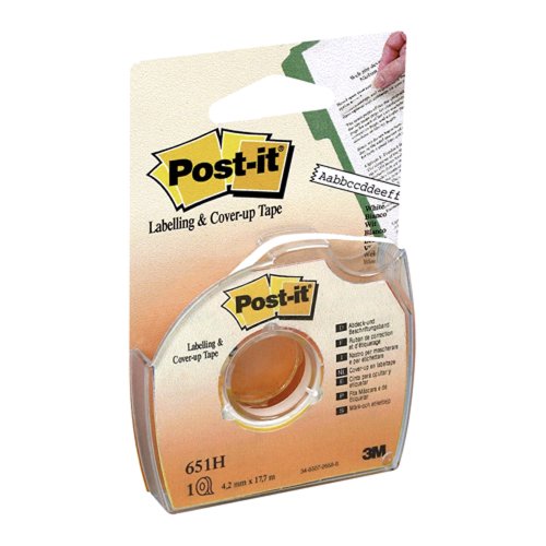 Post-It 651H - Cinta oculta-etiquetas (4.2mm x 18 m)