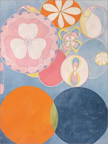 Póster 60 x 80 cm: The Ten Largest, No. 2, Childhood de Hilma AF Klint/akg-Images - impresión artística, Nuevo póster artístico