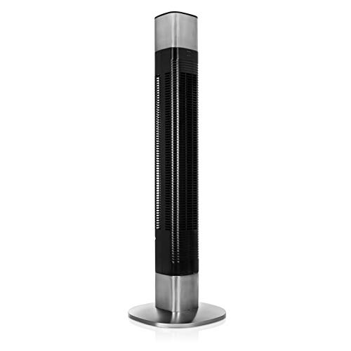 Princess 350000 Pro Series - Ventilador de Pie Inteligente, Control a Través de Aplicación y por Voz, color Negro y Gris, 103 cm