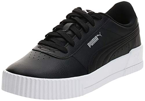 PUMA Carina L, Zapatillas Mujer, Negro Black/White/Silver, 37.5 EU