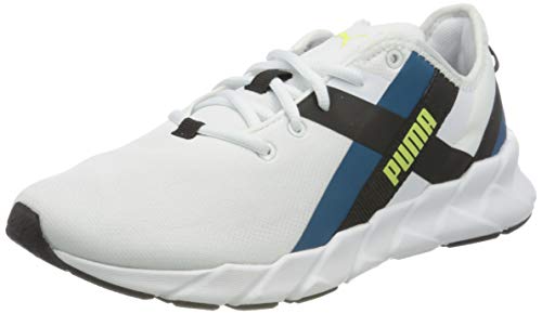 PUMA Weave XT Twin WN'S, Zapatillas de Gimnasio Mujer, Blanco White/Digi/Blue Black, 36 EU