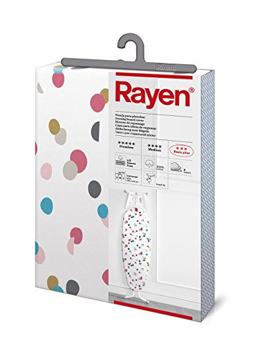 Rayen- Funda para tabla de planchar Sistema EasyClip 130 x 47 cm Estampado