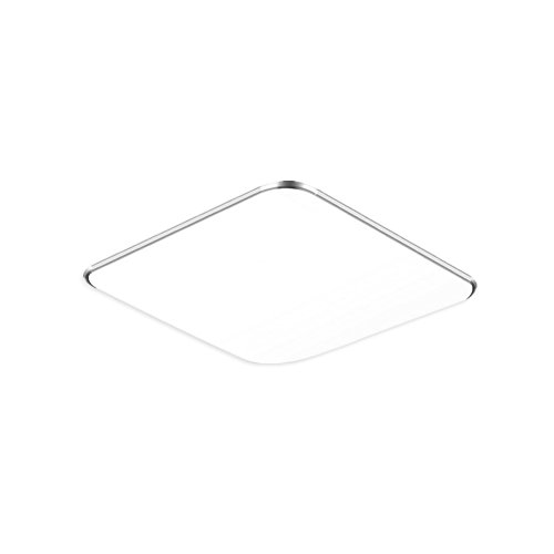 SAILUN 24W Moderno LED Lámpara De Techo Lámpara De Techo Pasillo Salón Cocina Dormitorio De La Lámpara Ahorro De Energía De Luz De Plata (24W Blanco Frío)