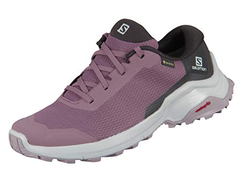 Salomon X Reveal GTX W, Zapatillas de Senderismo Mujer, Morado (Flint/Black/Quail), 38 EU