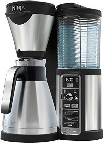 Shark Ninja CF065EU Coffee Bar Auto-Iq con Jarra Térmica, 37.5 x 24.5 x 22.5 cm , Silver