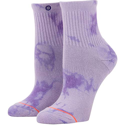 Stance Mujer W326A18CLA Uncommon Classic Lowrider Medias casuales - Morado - Small (De Las Mujeres Zapato 35-37.5 EU)