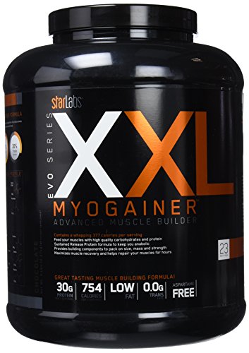 Starlabs nutrition xxl myo gainer, 2270gr. ganador de peso