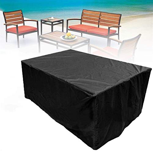 STZYY Fundas Grandes para Muebles de jardín, Antipolvo, Impermeables Fundas para mesas de Patio Resistentes a los Rayos UV 420D Sofá para Exteriores, Mesa, Funda Protectora para sillas, fácil de i