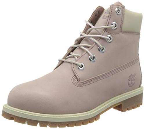 TIMBERLAND 6 in Premium Waterproof Botas Clasicas Unisex Niños, Violeta (Medium Purple Nubuck), 36 EU (4 UK (Junior) UK)