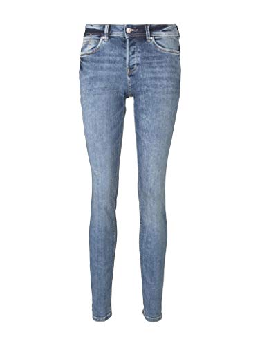 TOM TAILOR Denim Lynn Pantalón, 10118/Piedra Azul Claro Usado, 31/32 para Mujer