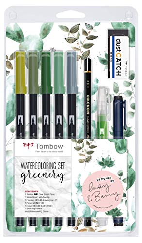 Tombow WCS-GR Greenery Tombow WCS-FL - Set de acuarela