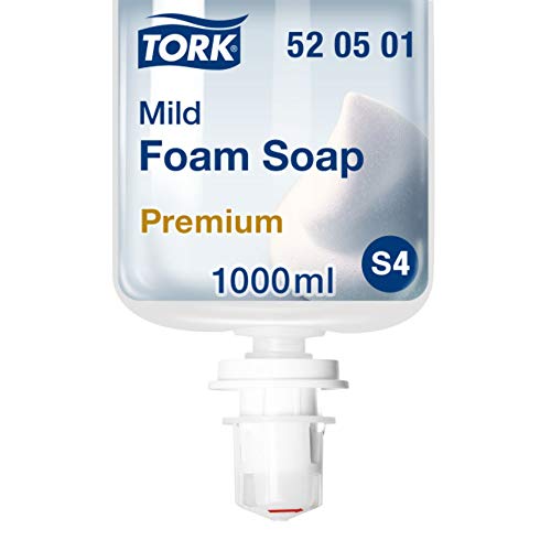 Tork 520501 Jabón en espuma suave / Jabón compatible con el sistema S4 / 1 litro / Aroma fresco