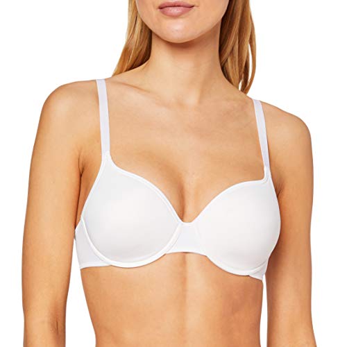 Triumph Stepy Soft 01 WHP Sujetador de Copa Media, Blanco (White 0003), 90C para Mujer