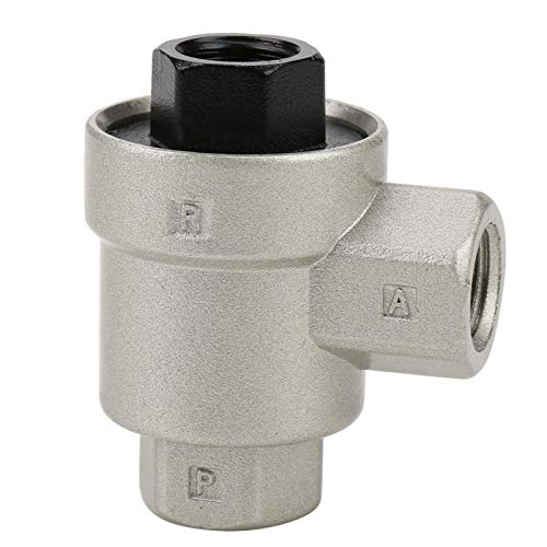 Válvula - Aleación de aluminio Conector de rosca G1/4 Válvula de control de flujo de aire de escape rápido