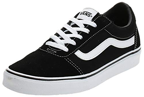 Vans Ward - Zapatillas para Mujer, Negro (Suede/Canvas/Black/White Iju), 40.5 EU