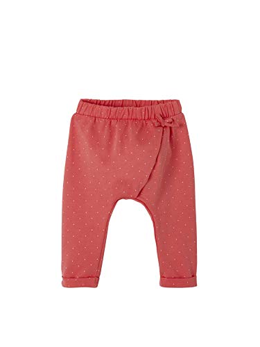 Vertbaudet - Pantalón de muletón para bebé, diseño de lunares Fraise Imprimé 24 meses