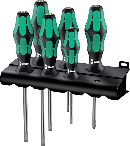 Wera Kraftform Plus 334/355/6 juego de destornilladores 6 piezas PZ/SL