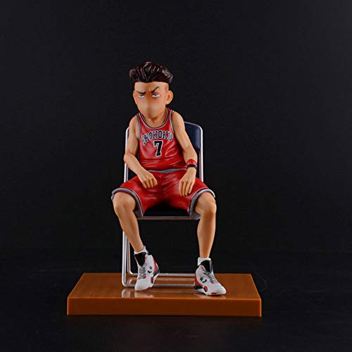 ZDYHBFE Slam Dunk Akagi Tendri Hisashi Mitsui Ryota Miyagi Taburete Asentado Material de PVC Figura Anime Modelo Toys Boxed Toys Regalos