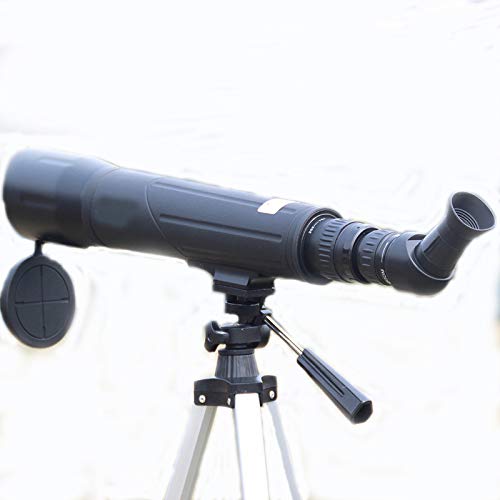 ZYLZL Telescopio Astronómico Juguete Niño Principiante Profesión Monóculo 60 Mm Diametro Largo Trípode Ajustable Refracción/Negro/A